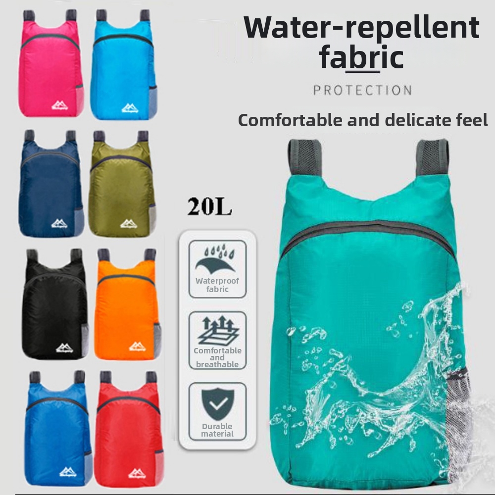 Packable Daypack Foldable - Hoge kwaliteit 20L opvouwbare rugzak Lichtgewicht