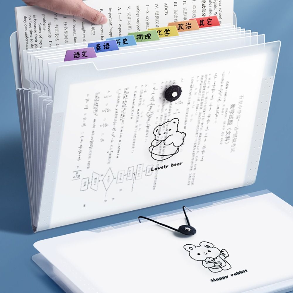 Document Organizer Folder - Cartoon Waterdichte A4 Bestand Map Grote