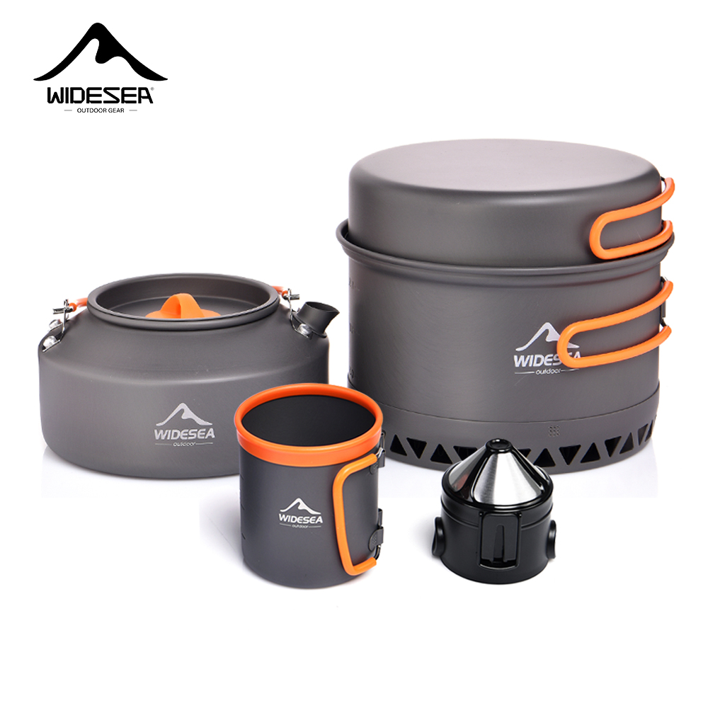 Travel Kitchen Accessories - Campingservies Outdoor pannenset Potten Toeristische ketel