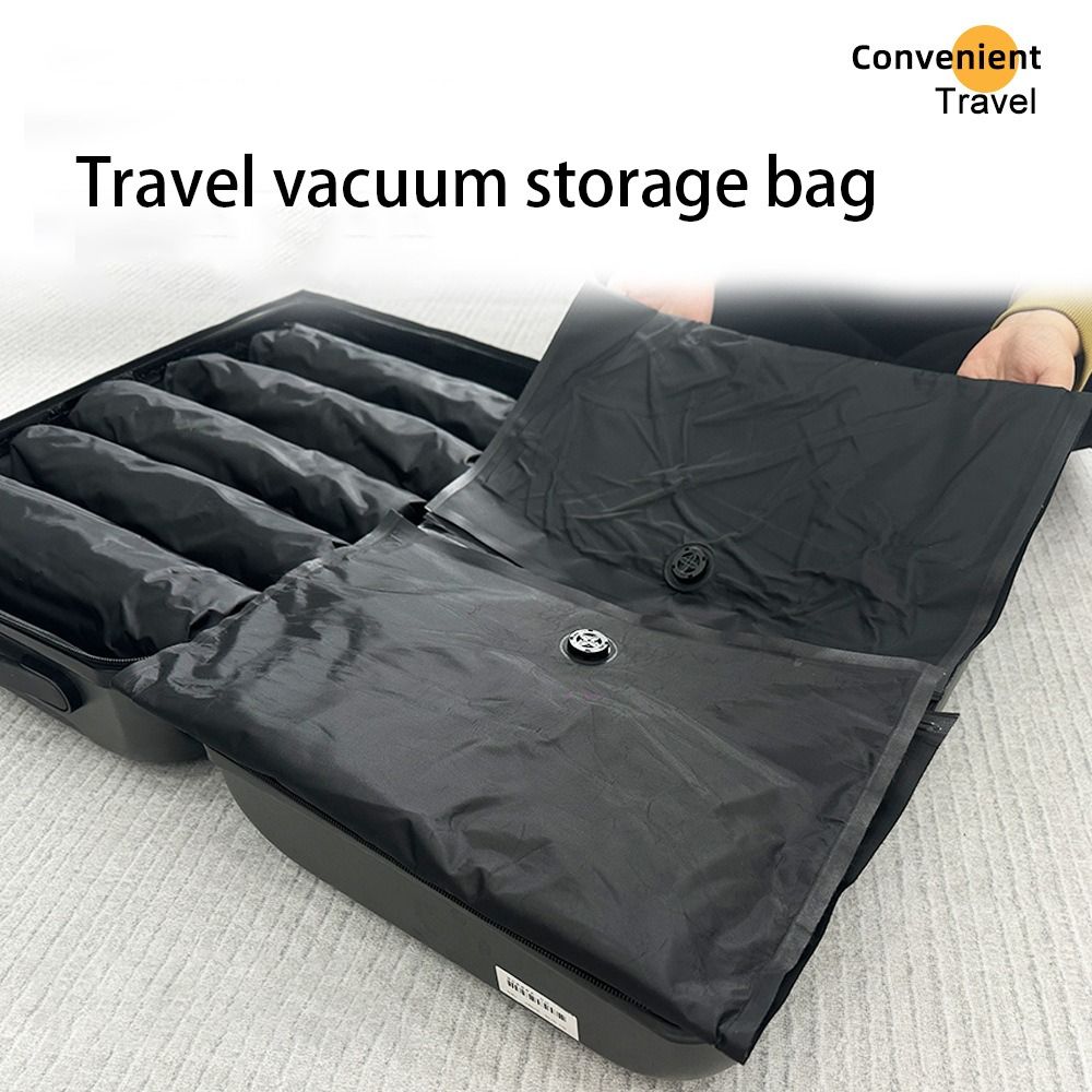 Compression Bag Vacuum - Herbruikbare handrol-vacuümzakken, ruimtebesparend, stofdicht, vacuüm-compressiezak, draagbare