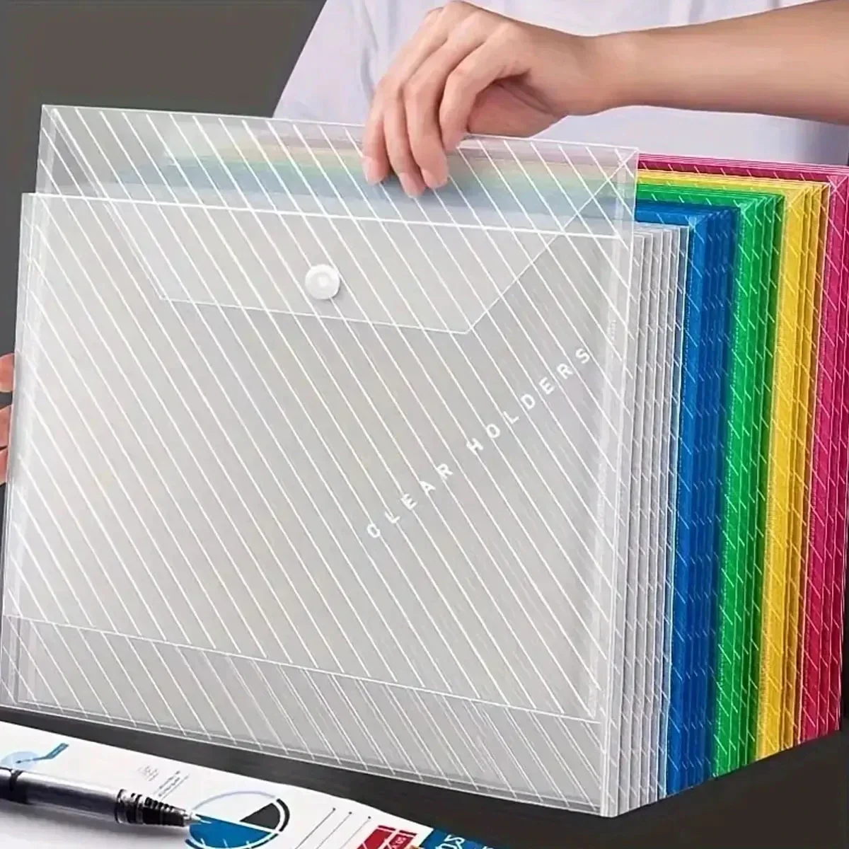 Document Organizer Folder - 10/5 stks A4 Transparante Map Bestandszakje