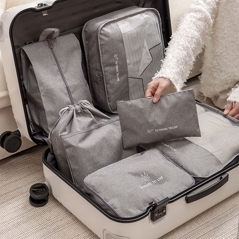 Travel Accessories Pouch For Women - 7-delige reisverpakkingsset voor mannen en vrouwen,
