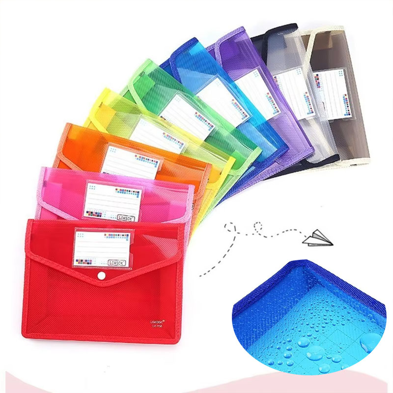 Document Organizer Folder - 1-10PCS Waterdichte A4 A5 Drukknoop Bestandsmap
