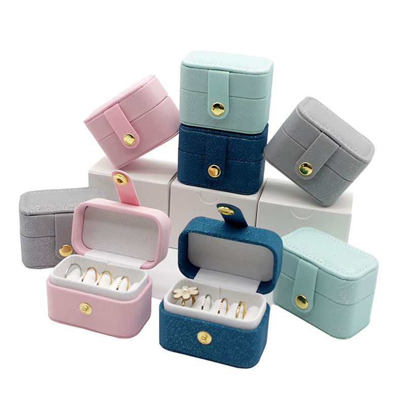 Travel Accessories Display - PU Lederen Draagbare Sieradendoosje Bureau Reiskoffer