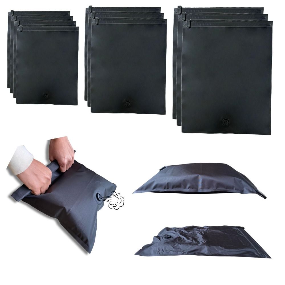 Compression Bag Vacuum - Herbruikbare handrolstofzuigerzakken, stofdichte draagbare vacuümcompressiezakken, ruimtebesparende