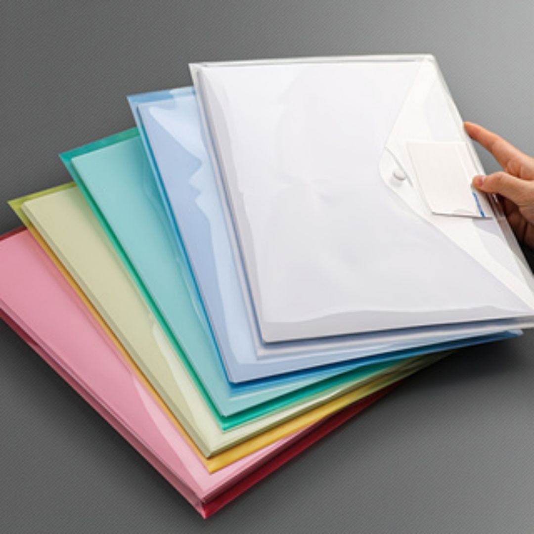 Document Organizer Folder - Willekeurige kleur A4 transparante waterdichte map,