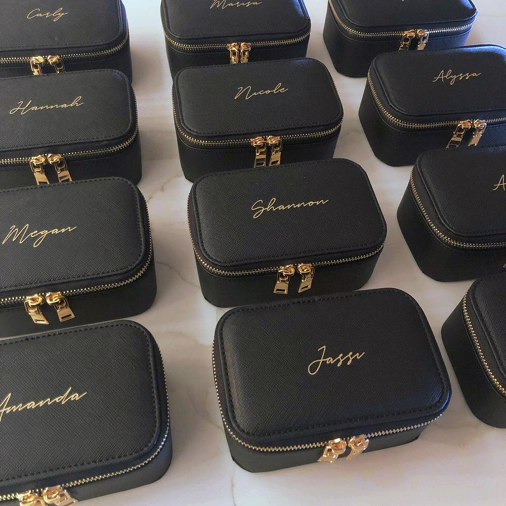 Travel Jewellery & Accessories Organiser - Gepersonaliseerde sieradendoos met naam Reisetui voor