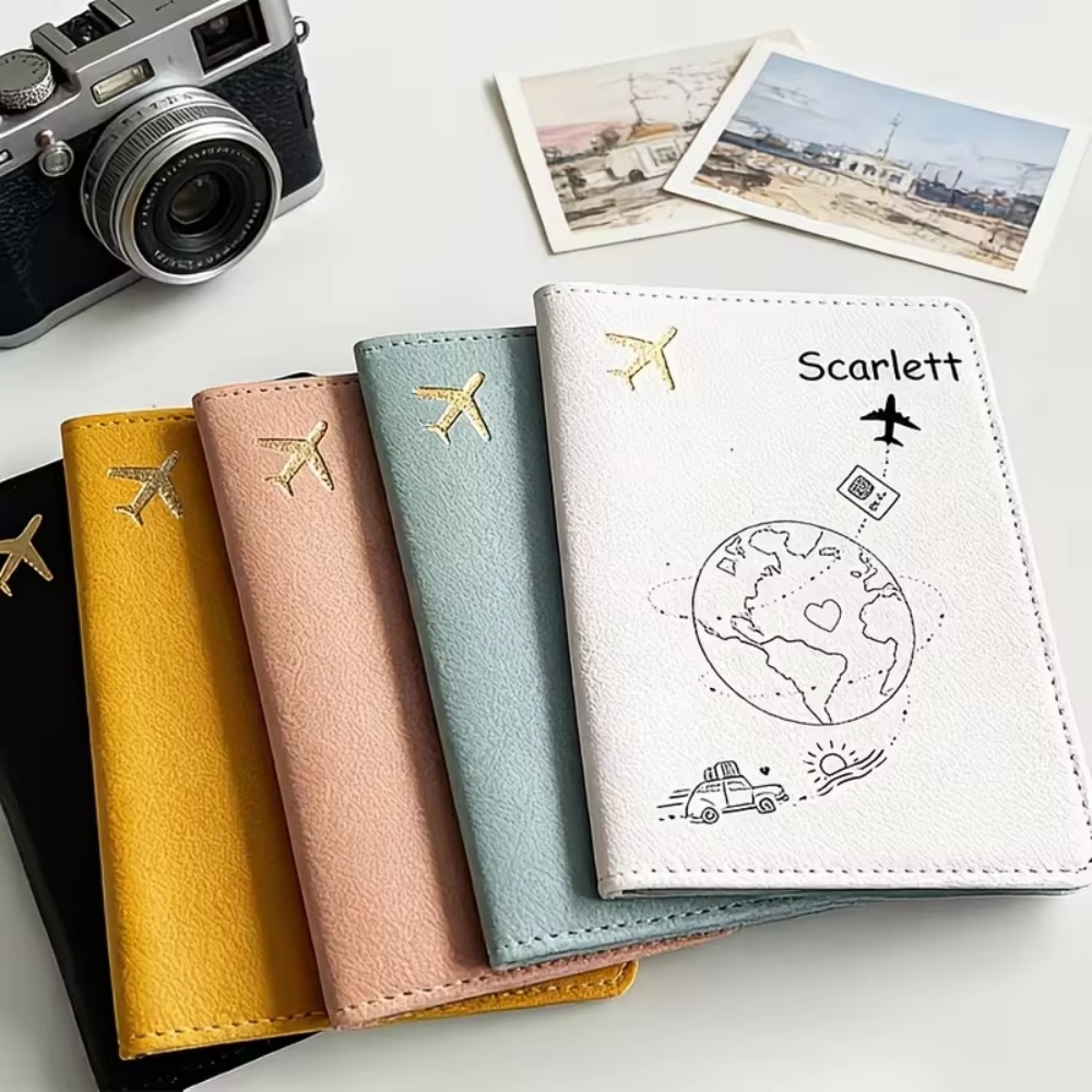 Aangepaste naam tekst paspoort - Travel Accessories Plane recensie en prijs