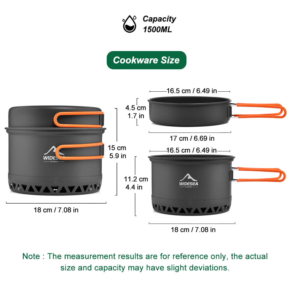 Campingservies Outdoor pannens - Travel Kitchen Accessories recensie en prijs