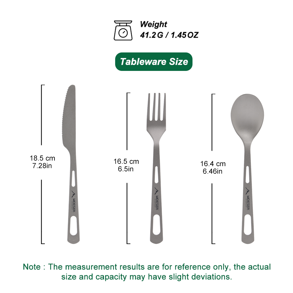 Widesea Camping Kookset Spork  - Travel Kitchen Accessories recensie en prijs