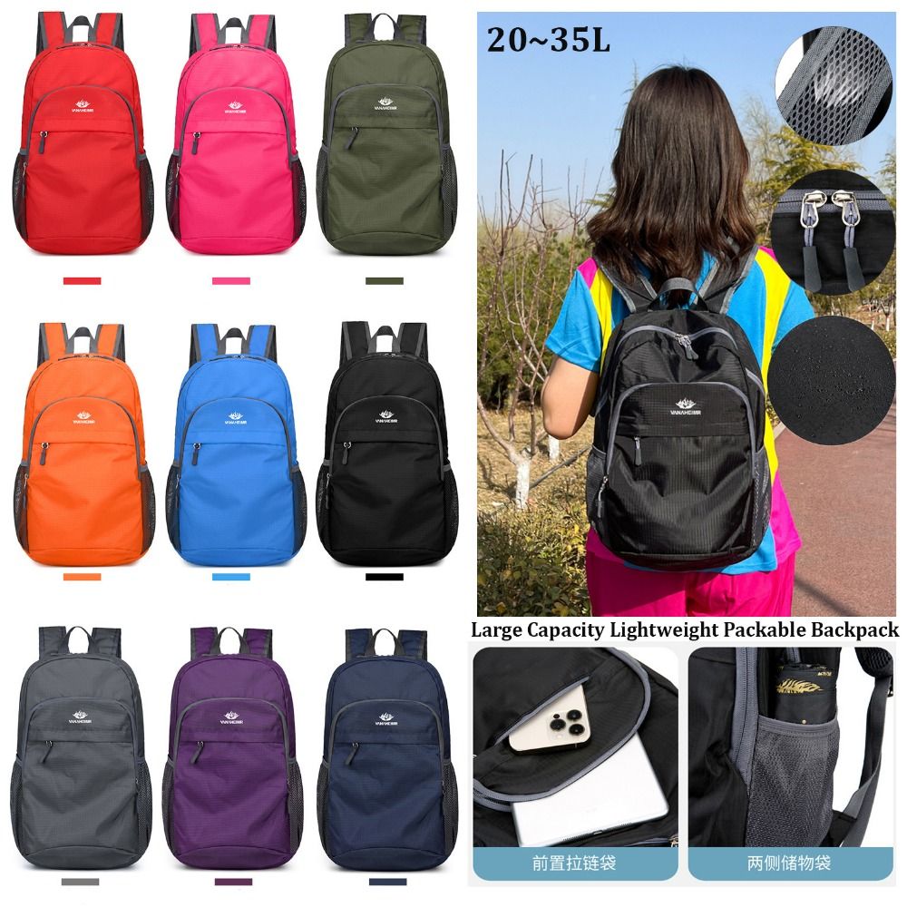 20 ~ 35L opvouwbare rugzak Opv - Packable Daypack Foldable recensie en prijs