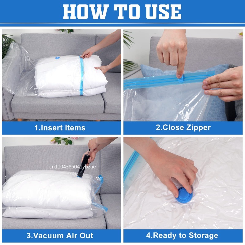 1/3/5 STUKS Vacuümzak en Pompd - Compression Bag Vacuum recensie en prijs
