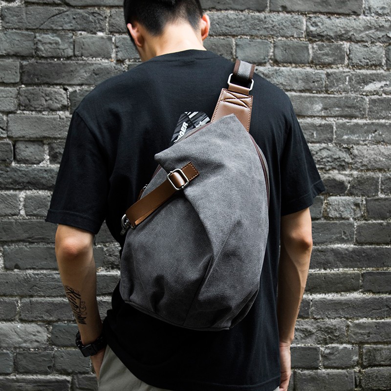 MTE ELAN Retro canvas slingbag - Travel Accessories Men recensie en prijs