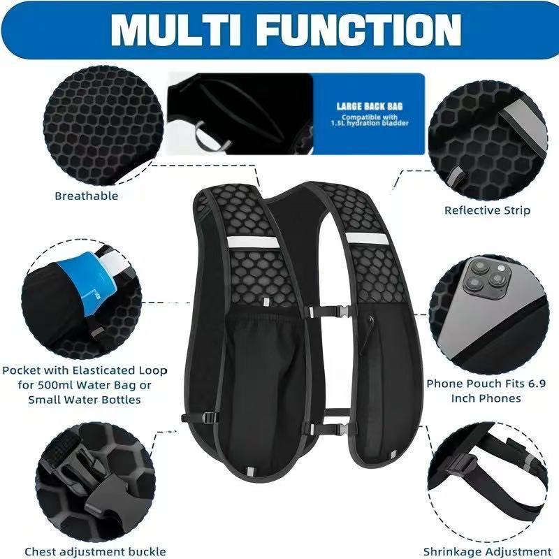 Unisex hardloopvest waterafsto - Hydration Pack Backpack recensie en prijs