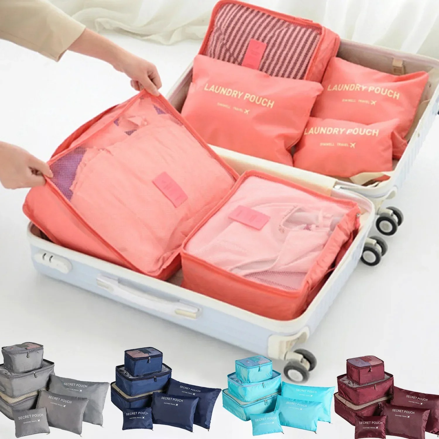 6-delige set reisopbergzakken  - Travel Accessories Gear recensie en prijs