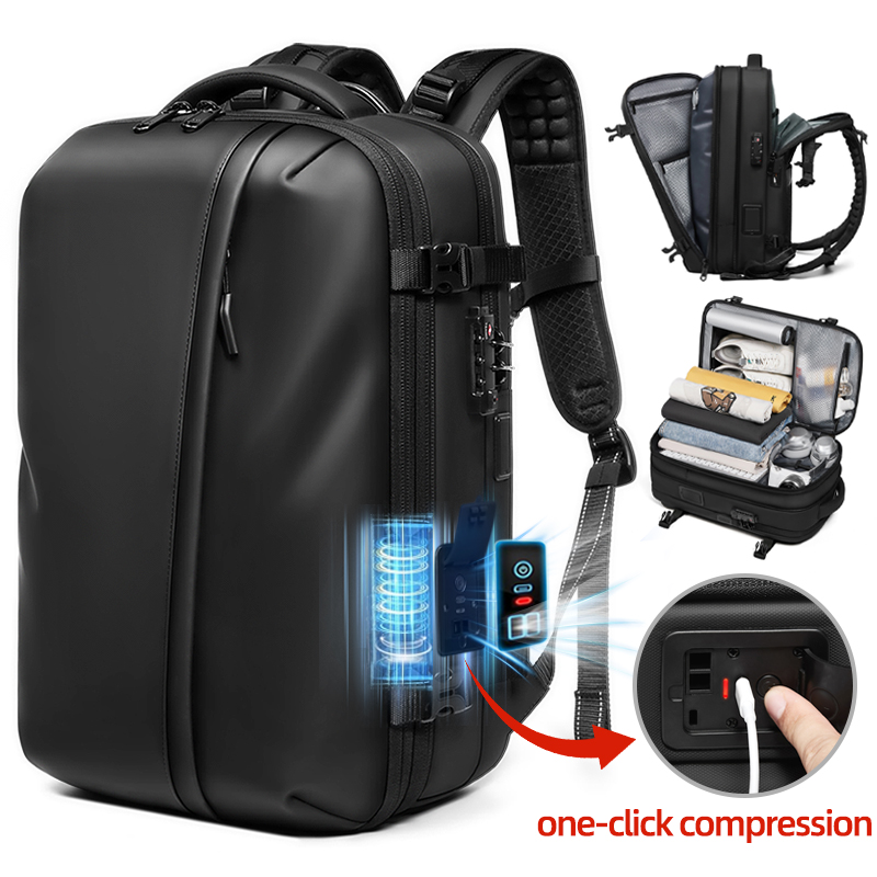 Reistas voor heren, één-knops  - Compression Bag Vacuum recensie en prijs