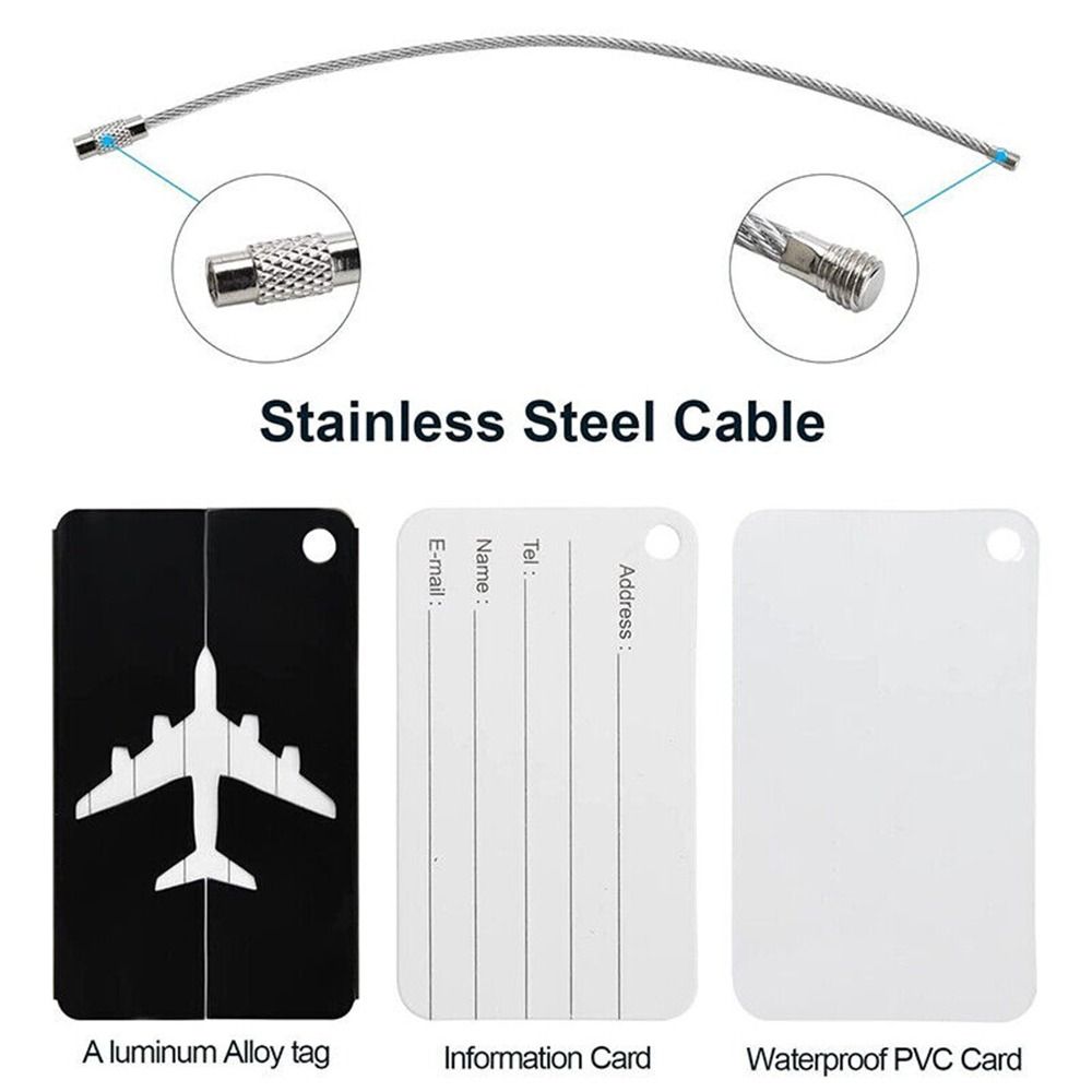 Aluminium Reisbagagelabels Her - Travel Accessories Plane recensie en prijs